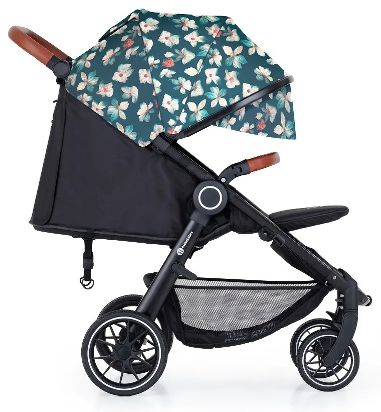 PETITE&MARS kočík Street+ RWS oak + strieška limited 100 flowers