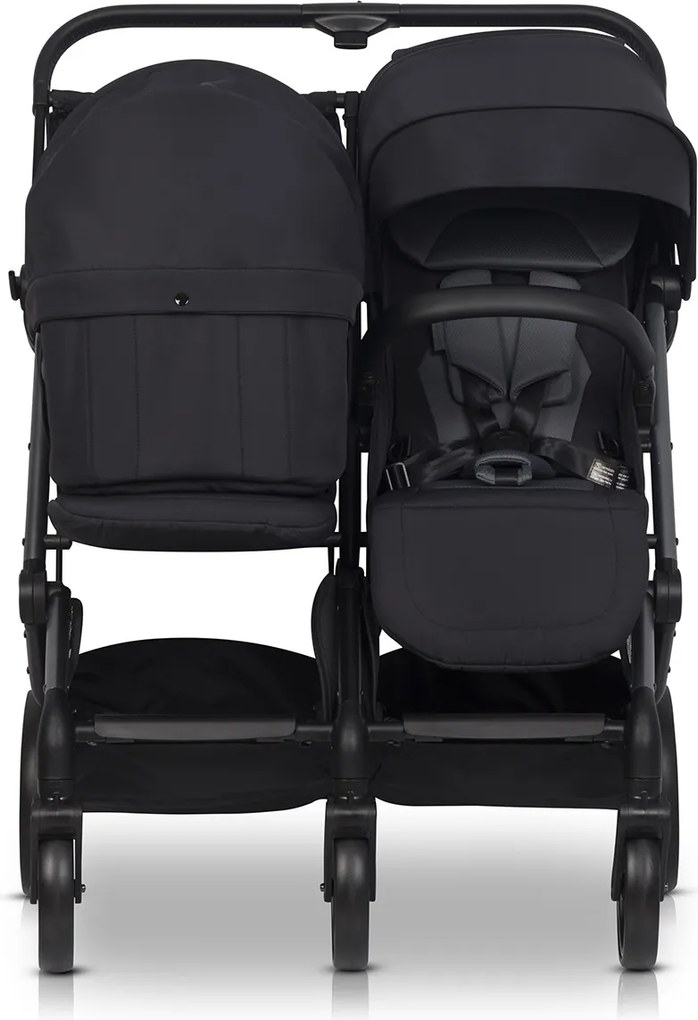 Hlboká mäkká vanička pre detský kočík EasyGo Echo Ebony Black