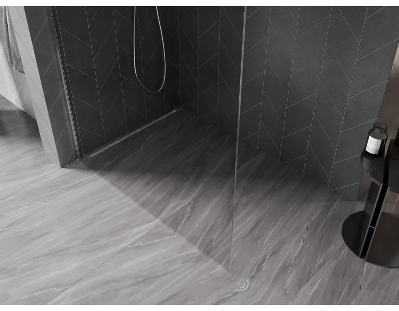 Mexen, Mexen Kioto-X L sprchová stena 60 x 200 cm, 10 mm priehľadná, chróm - 800-060-107-01-00-X