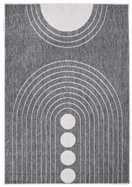 Obojstranný koberec DuoRug 5739 sivý