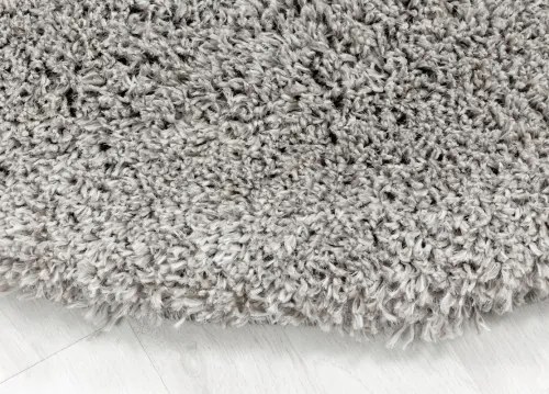 Koberce Breno Kusový koberec FLUFFY kruh 3500 Beige, béžová,80 x 80 cm