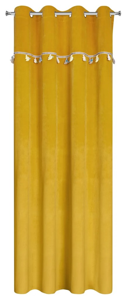 Záves KIDS 1 140X250 cm, horčicový