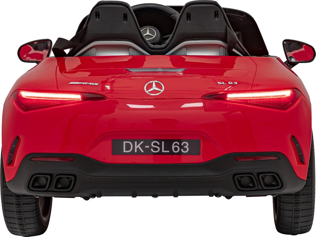 Ramiz Detské elektrické auto Mercedes Benz AMG SL63 Červené