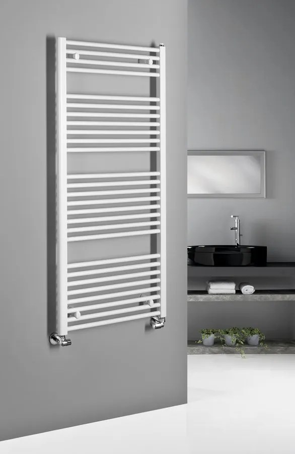 Aqualine Aqualine, DIRECT vykurovacie teleso s bočným pripojením 600x1320 mm, 795 W, biela, ILR36T