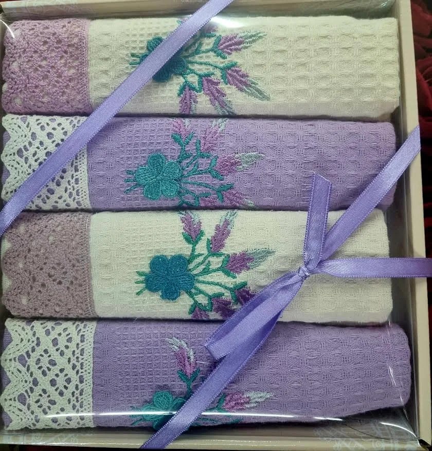 Kuchynské utierky Levandula Bavlna 4ks/40x50 cm