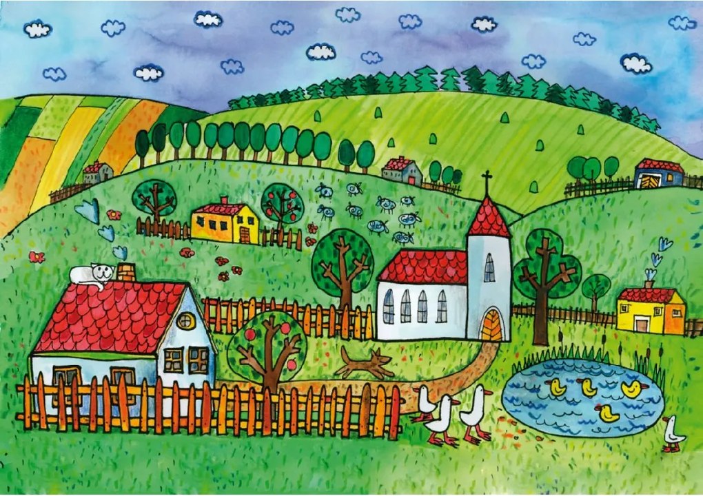 MARIONETINO Bábky a kulisy k rozprávke Čert a Káča