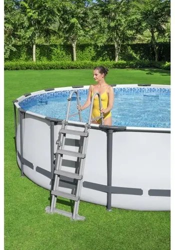Bestway Nadzemný bazén Steel Pro MAX s filtráciou, schodíkmi a plachtou, pr. 366 cm, v. 122 cm