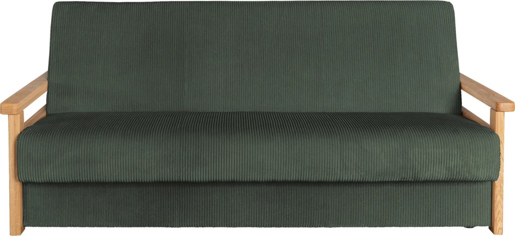 XXXLutz ROZKLADACIA POHOVKA, textil, tmavozelená P & B - Sedačky - 002330001203
