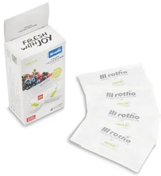 Rotho Sada 4 náhradních filtrů do Fridge Fresh 1,6l + 6,4l