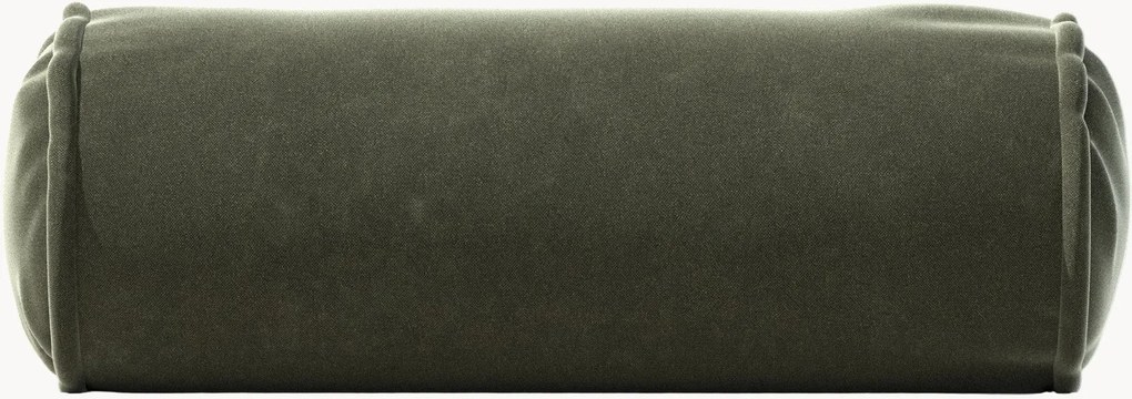 Zamatový vankúš na pohovku Vetsak, Ø 16 x D 40 cm