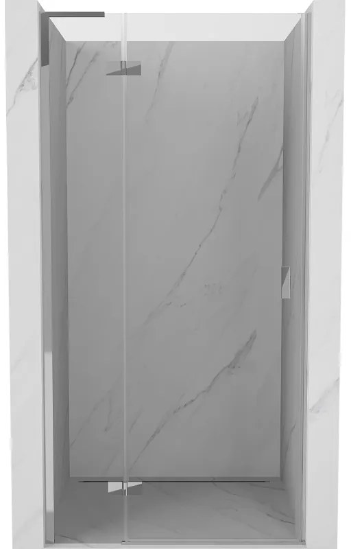 Mexen Mist-H L, 1-krídlové sprchové dvere ľavé 115 cm, číre sklo, chrómový profil, 8A5L-115-000-01-00-L