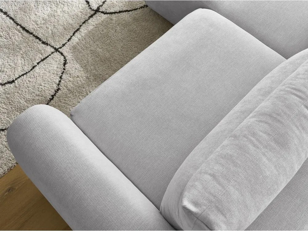 Svetlosivá rohová pohovka Aden – Bobochic Paris