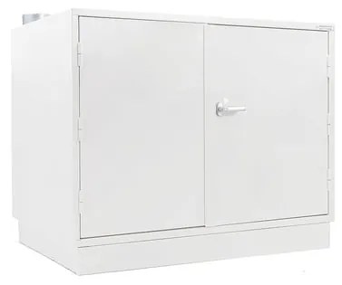 Ohňovzdorná skriňa na chemikálie s el. zámkom FORMULA, 895x1000x600 mm