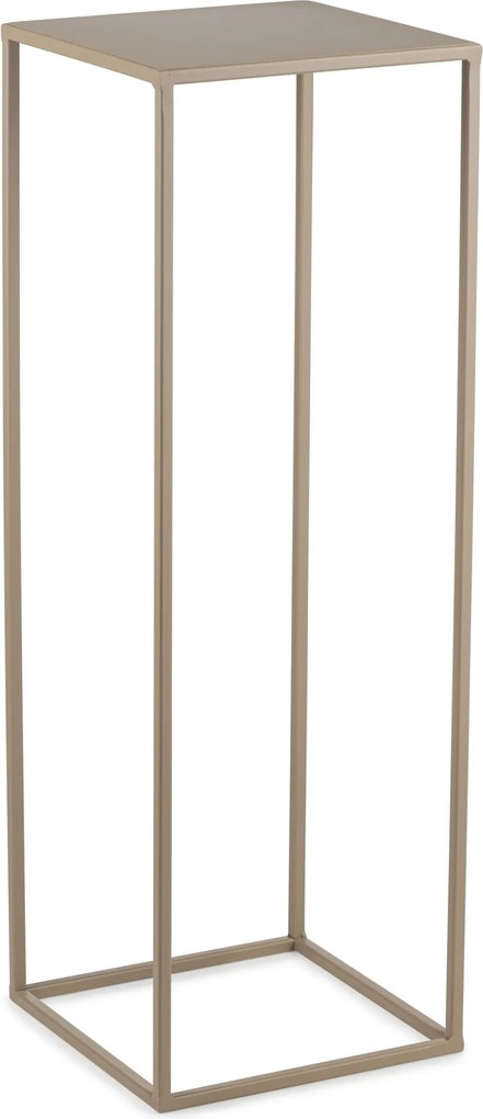 Kovový stojan na květiny BOOLO 70 cm béžový