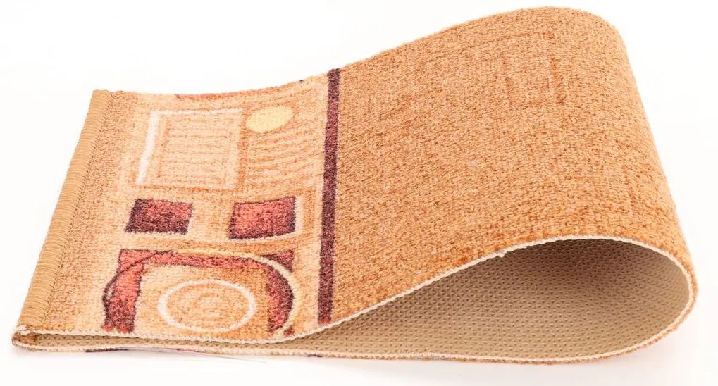 Protišmykový behúň na mieru Jena 35, šíre 100 cm, béžová, chodba / predsieň, Associated Weavers