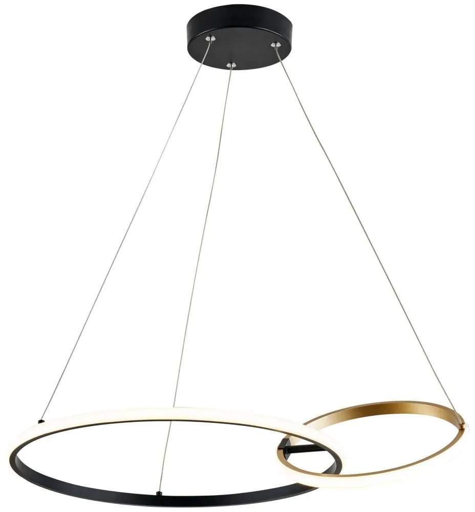 Zuma Line 20002P-GD - LED Luster na lanku RANDO LED/36W/230V 3000/4000/6000K