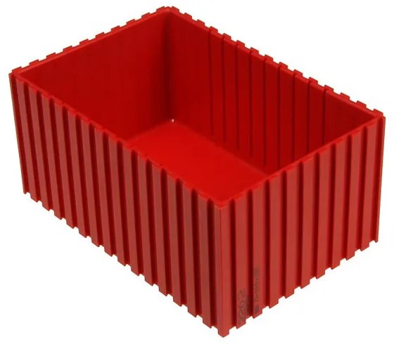 Plastová krabička na náradie 70-100x150 mm, červená