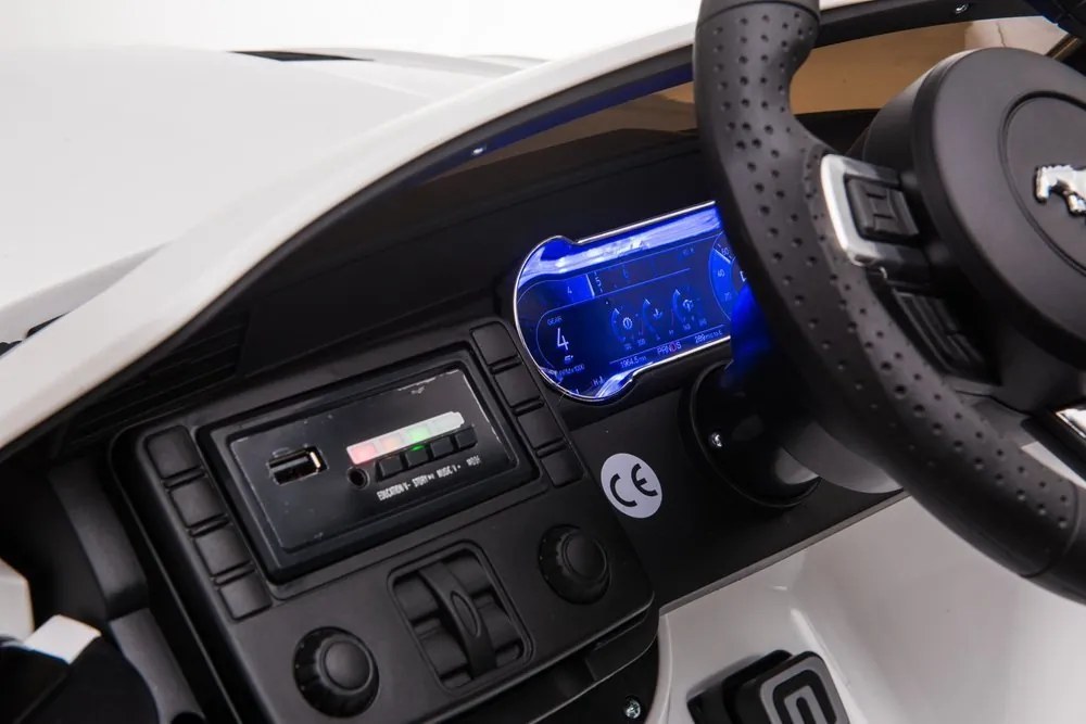 LEAN CARS Elektrické autíčko Ford Mustang GT Drift SX2038 biele