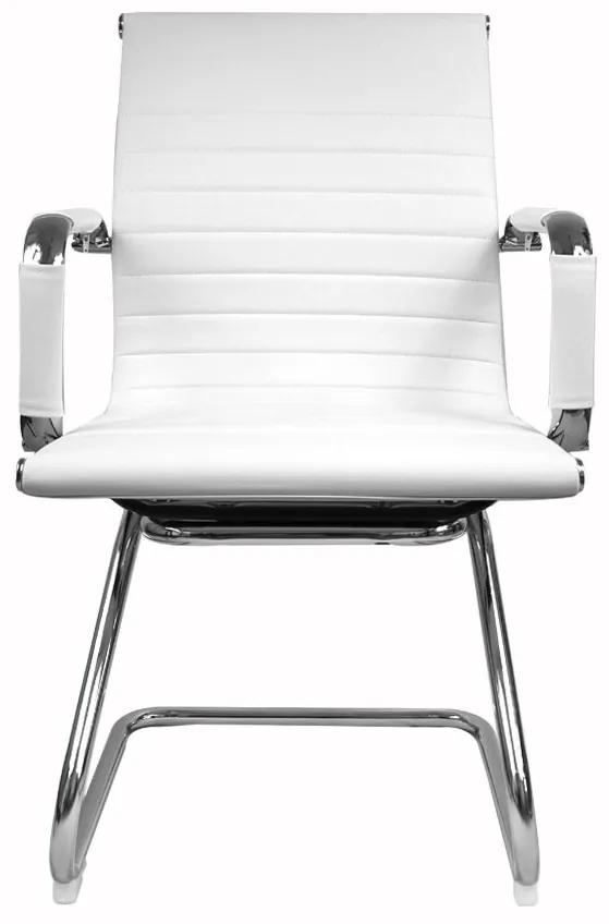 ADK Trade s.r.o. Konferenčná stolička ADK Deluxe Skid, biela