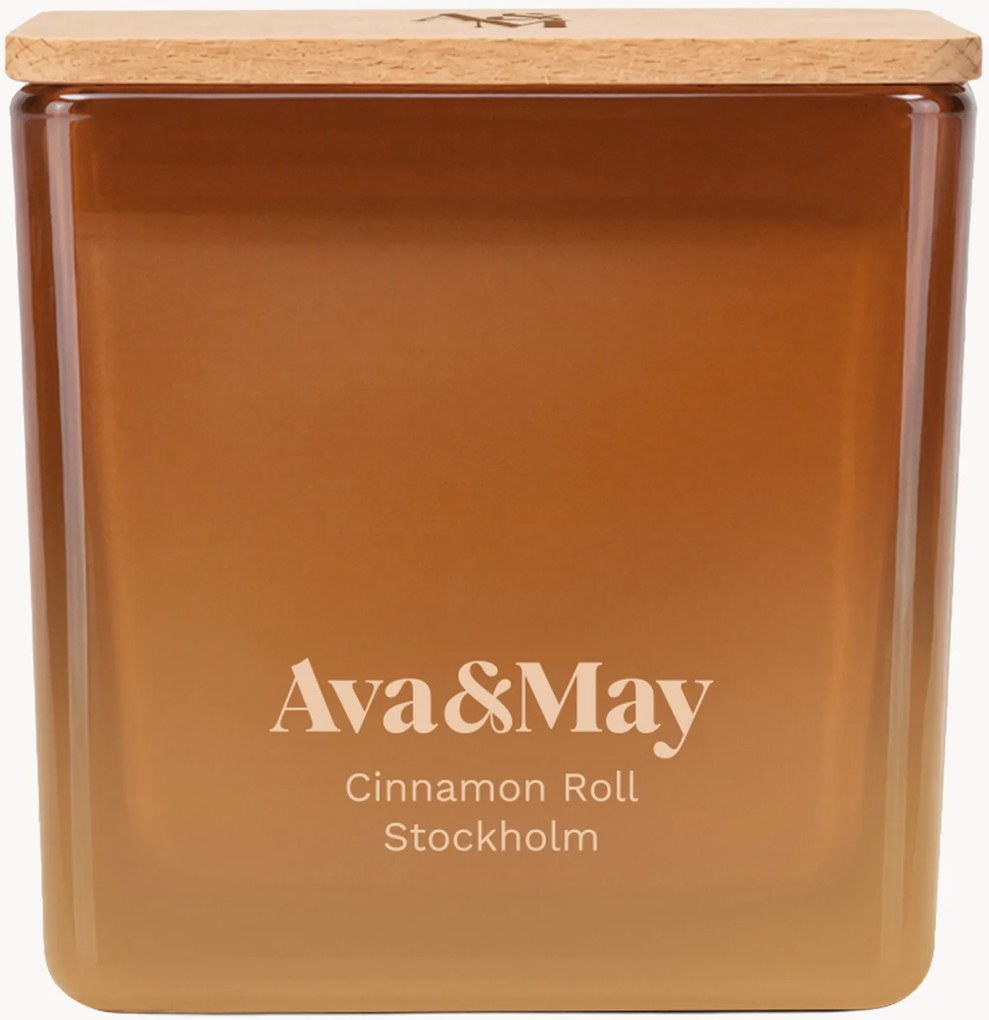 Vonná sviečka Cinnamon Roll (Vanilla, Cinnamon & Caramel)