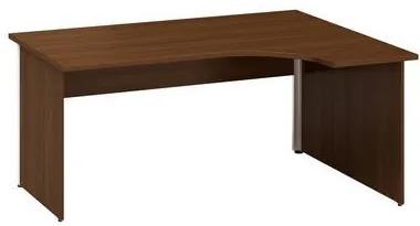 Ergo kancelársky stôl Alfa 100, 180 x 120 x 73,5 cm, pravé vyhotovenie, dezén orech