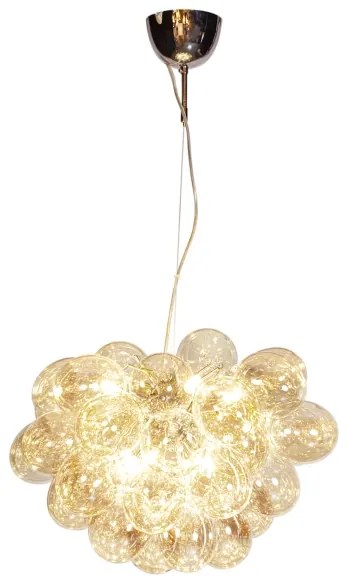 ByRydens 4200440-5503 - Luster na lanku GROSS 8xG9/4W/230V dymová/hnedá