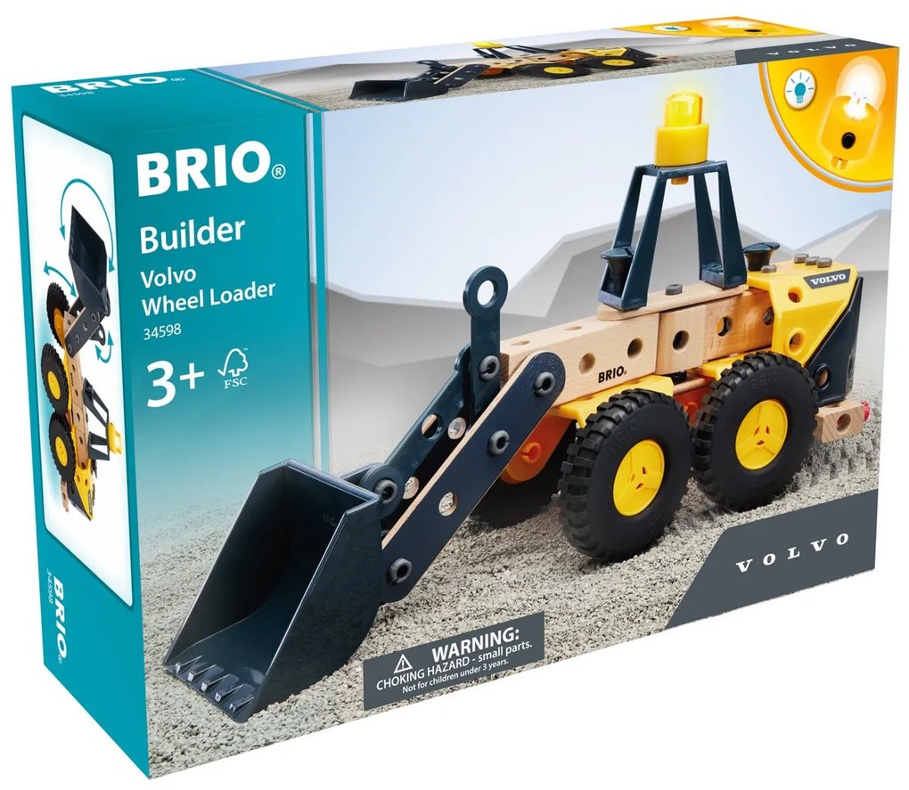 Brio Builder - Kolesový nakladač Volvo, limitovaná edícia - 58 ks