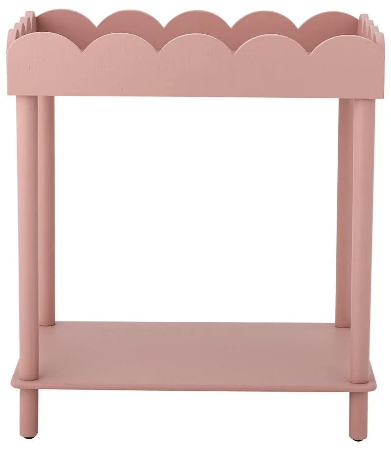 Ružový konzolový stolík z borovicového dreva 40x60 cm Isola – Bloomingville