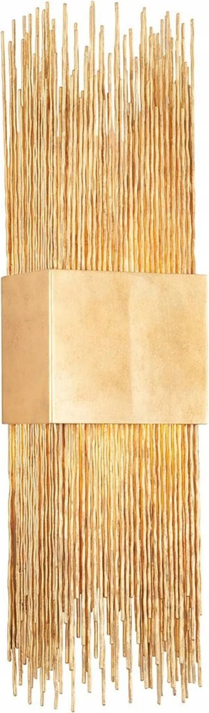 Hudson Valley nástenné svietidlo Sabine oceľ zlatá E27 2x15W 326-02-VGL-CE