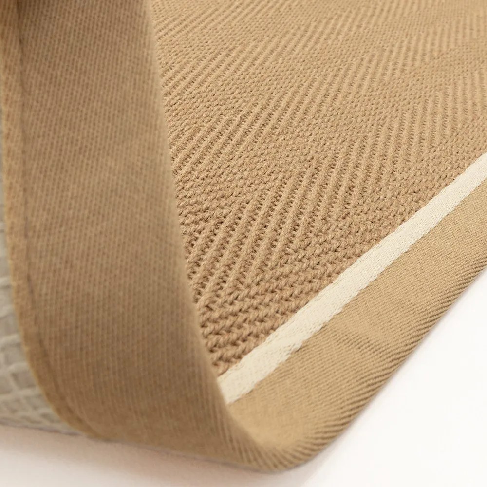 Obojstranný/ručne tkaný jutový koberec v prírodnej farbe 160x230 cm Bordo Herringbone Linen – Asiatic Carpets