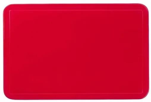 KELA Prestieranie UNI červenej, PVC 43,5x28,5 cm KL-15001