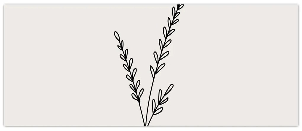 Obraz - Lúčny kvet N⁰2 (120x50 cm)