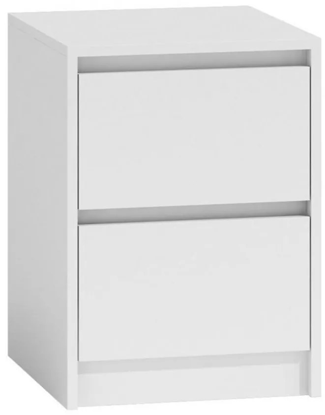 Nočny stolík Karo K2 Biely Mat