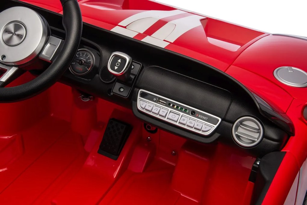 Elektrické autíčko pre deti Ford GT červené