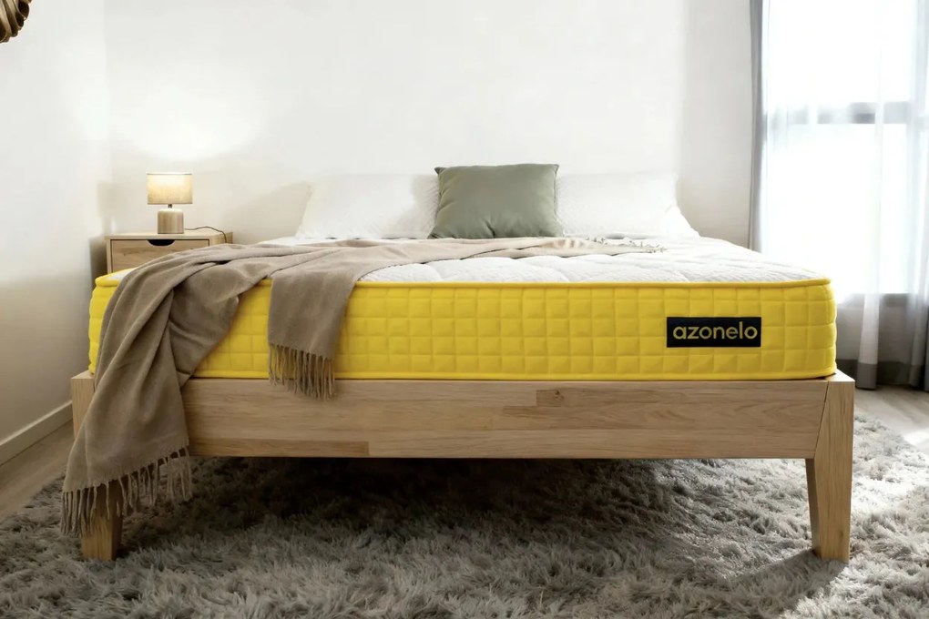 Ortopedický matrac s pamäťovou penou 140x200 cm Yellow - antialergický poťah