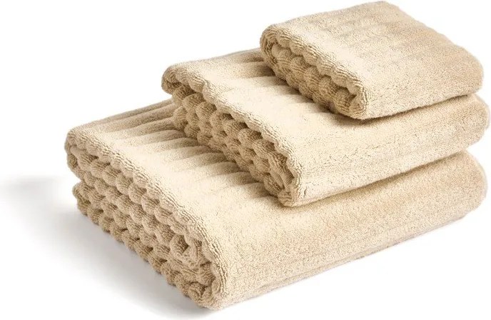 Béžová froté bavlnená osuška 70x140 cm Navira – Kave Home