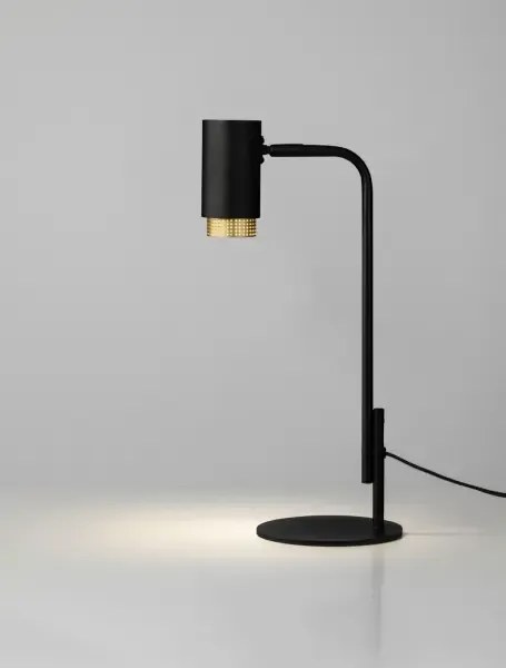 Dizajnová stolová lampa Nessi Čierna