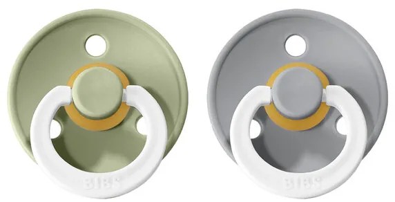 BIBS Colour cumlíky z prírodného kaučuku veľkosť 2: Sage Nočný - Cloud Nočný
