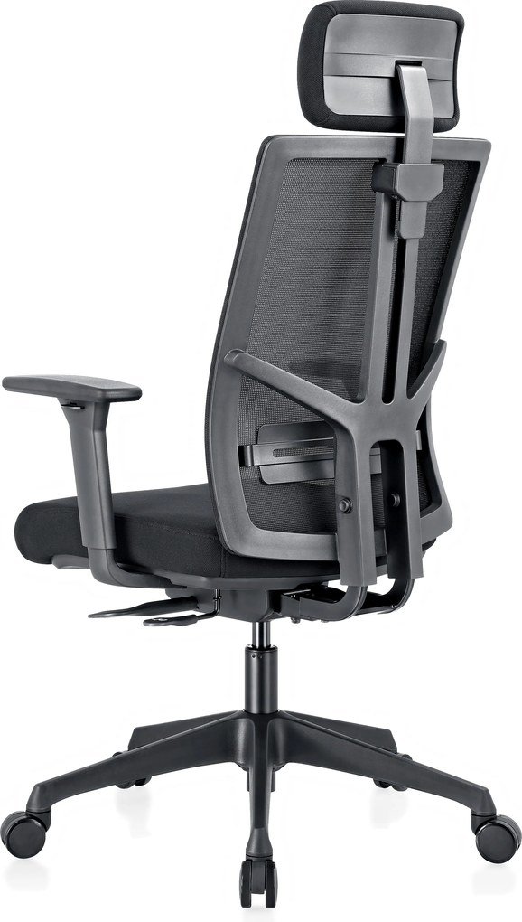 Kancelárska stolička WATT, čierna