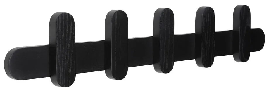 Čierny nástenný vešiak z jaseňového dreva Merry - Hübsch