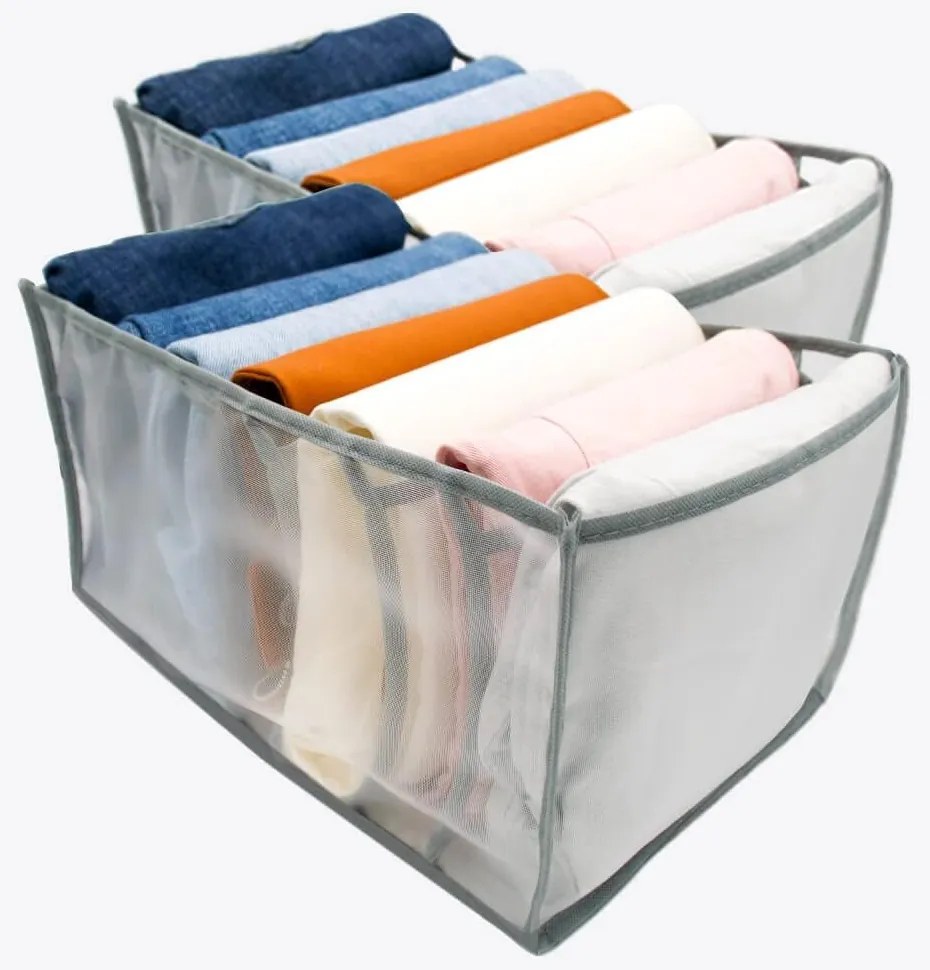 Arte Regal 2. akosť - Organizér do šatne, 9 priehradiek, inšpirované Máriou Kondo 29x44x22