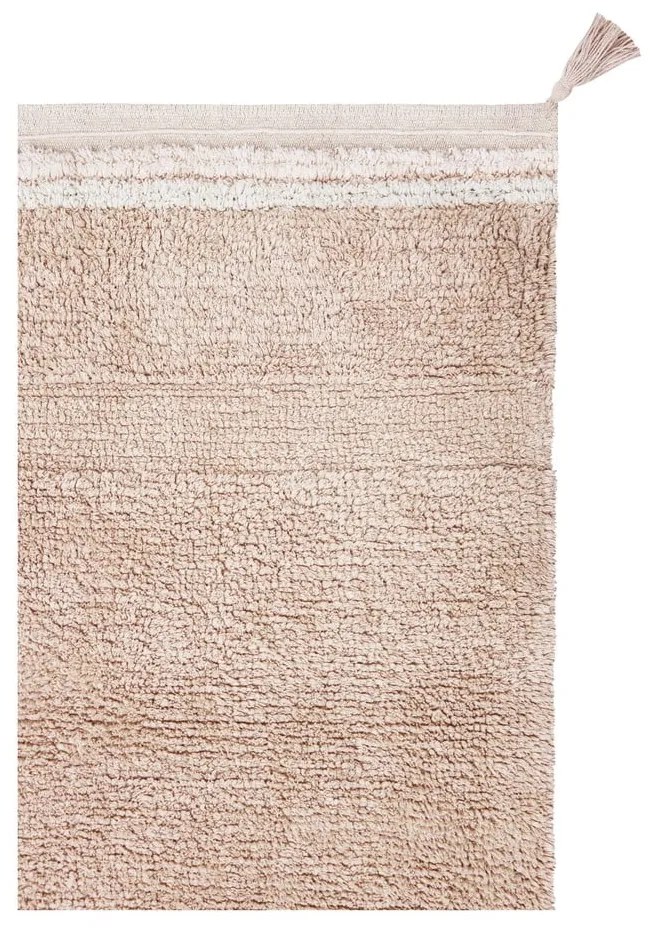 Svetloružový prateľný ručne tkaný bavlnený koberec 140x200 cm Bloom Rose – Lorena Canals