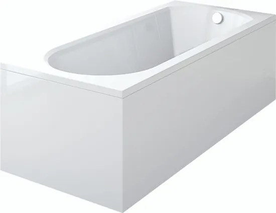 Besco Akrylátová obdĺžniková vaňa Intrica 150x75 (160x75, 170x75) BESCO-Rozmery: 160x75, BESCO-Farba: Biela