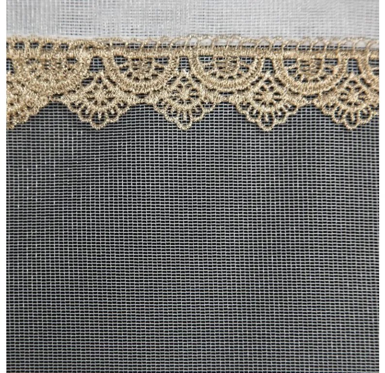 DECOREUM záclona s dekoračnou stuhou 300 cm x 250 cm biela 100 % polyester Rozmer textilu: 300 cm x 250 cm 50305