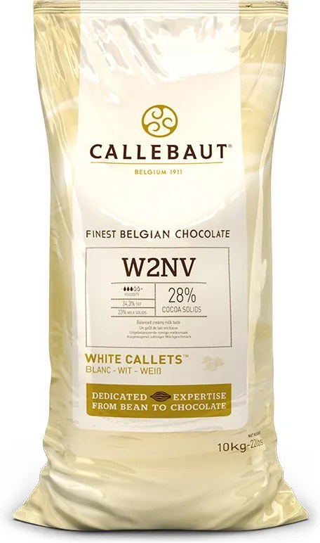 Biela čokoláda Callebaut 28% 10 kg
