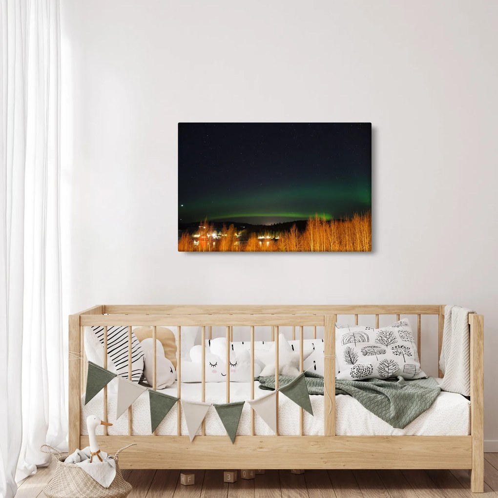 Obraz polárna žiara (90x60 cm)