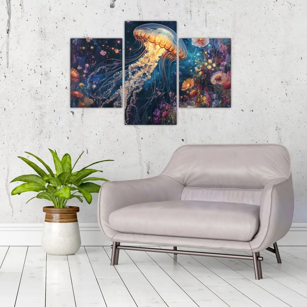 Obraz - Magická medúza (90x60 cm)