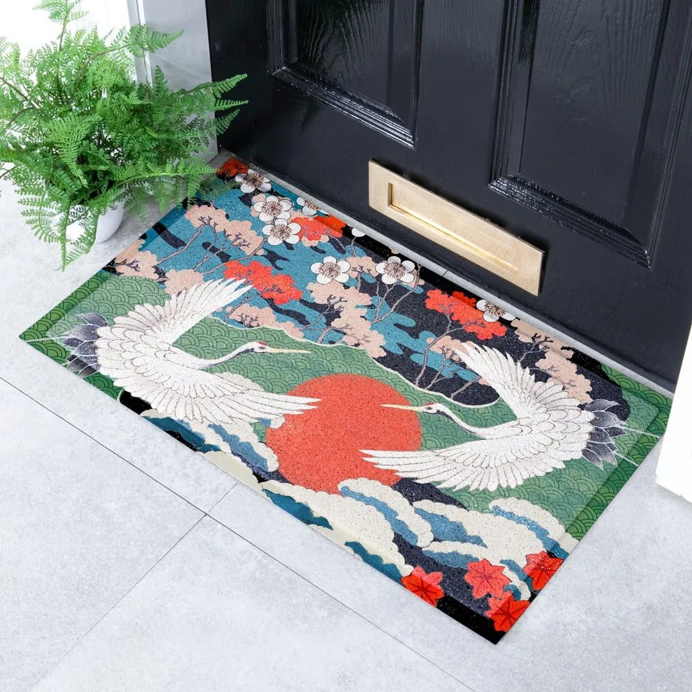 Rohožka 40x70 cm Japanese Bird – Artsy Doormats