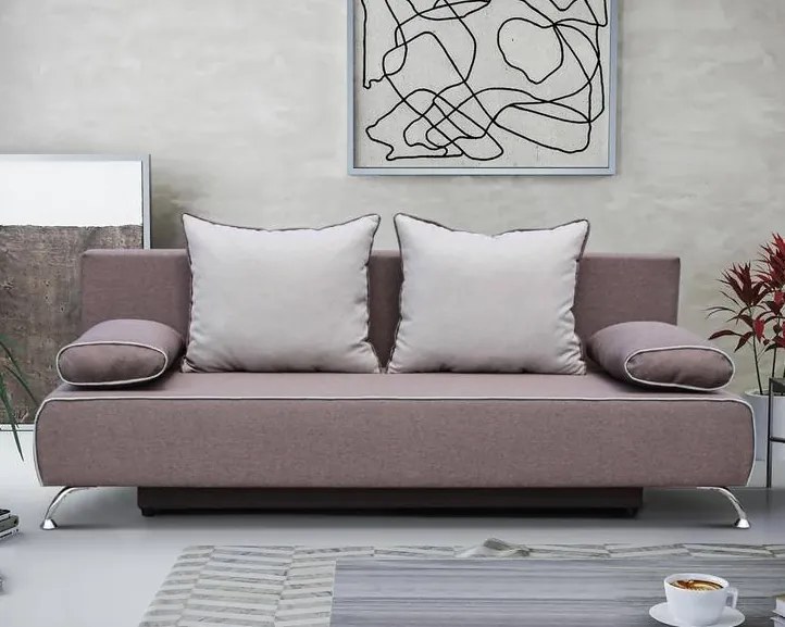 Rozkladacia pohovka TYMON- ružová