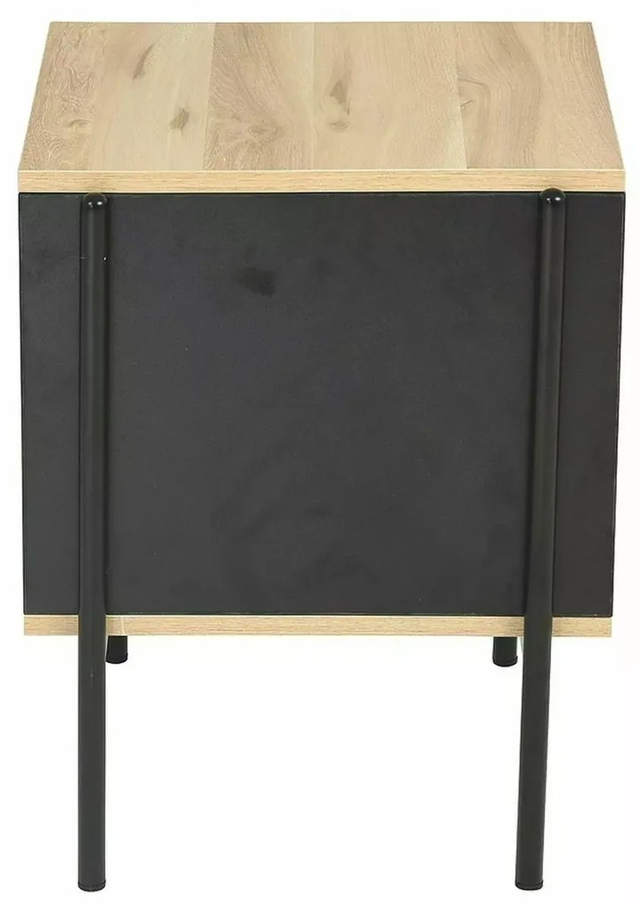 Konferenčný stolík s doskou v dekore dub KARINA B 40x40